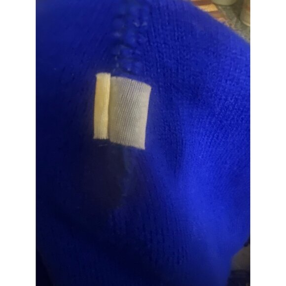 Chicago Cubs Knit Beanie Hat With Pom Blue/Red Striped Design Warm Winter Adult - Picture 6 of 6